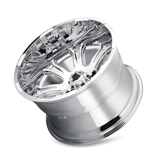 AT154-22485C-76 - American Truxx Bomb 22X14 5X139.7 /  ET -76mm Chrome - American Truxx Wheels Canada