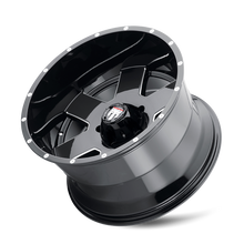 Charger l'image dans la galerie, AT155-2950M0 - American Truxx Armor 20X9 5X150 /  ET 0mm Black and Milled - American Truxx Wheels Canada