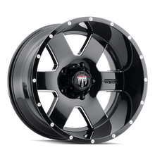 Charger l'image dans la galerie, AT155-8936M-12 - American Truxx Armor 18X9 6X135 /  ET -12mm Gloss Black Milled - American Truxx Wheels Canada