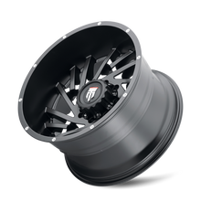 Charger l'image dans la galerie, AT161-2178M-24 - American Truxx Web 20X10 8X180 /  ET -24mm Black and Milled - American Truxx Wheels Canada