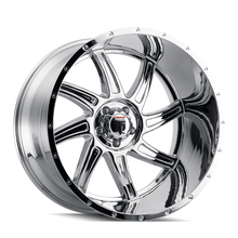 Charger l'image dans la galerie, AT162-22273C-44 - American Truxx Vortex 22X12 5X127 /  ET -44mm Chrome - American Truxx Wheels Canada