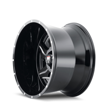 Load image into Gallery viewer, AT163-2236M-44 - American Truxx Ninja 20X12 6X135 /  ET -44mm Black and Milled - American Truxx Wheels Canada