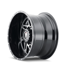 Charger l'image dans la galerie, AT165-22437BM-76 - American Truxx Warrior 22X14 6X135 / 6X139.7 ET -76mm Gloss Black Machined - American Truxx Wheels Canada