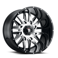 Charger l'image dans la galerie, AT184-22236BM-44 - American Truxx DNA 22X12 6X135 /  ET -44mm Black and Machined - American Truxx Wheels Canada