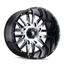 Charger l'image dans la galerie, AT184-26483BM-76 - American Truxx DNA 26X14 6X139.7 /  ET -76mm Gloss Black Machined - American Truxx Wheels Canada