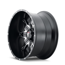 Load image into Gallery viewer, AT185-2185M-24 - American Truxx Lonestar 20X10 5X139.7 /  ET -24mm Black and Milled - American Truxx Wheels Canada