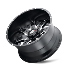 Charger l'image dans la galerie, AT185-22283M-44 - American Truxx Lonestar 22X12 6X139.7 /  ET -44mm Satin Black Milled - American Truxx Wheels Canada