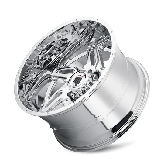 AT186-22250C-44 - American Truxx Spurs 22X12 5X150 /  ET -44mm Chrome - American Truxx Wheels Canada