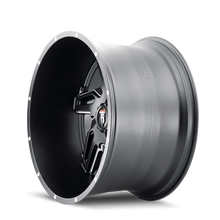 Charger l'image dans la galerie, AT186-24473M-76 - American Truxx Spurs 24X14 5X127 /  ET -76mm Satin Black Milled - American Truxx Wheels Canada