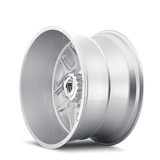 AT1900-24478BT-76 - American Truxx Sweep 24X14 8X180 /  ET -76mm Brushed Milled - American Truxx Wheels Canada