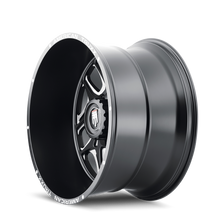 Load image into Gallery viewer, AT1900-2952M-12 - American Truxx Sweep 20X9 5X127 / 5X139.7 ET -12mm Satin Black Milled - American Truxx Wheels Canada