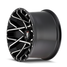 Load image into Gallery viewer, AT1901-2278BML-44 - American Truxx Gridlock 20X12 8X180 /  ET -44mm Gloss Black Machined - American Truxx Wheels Canada