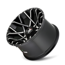 Load image into Gallery viewer, AT1901-2281BM-44 - American Truxx Gridlock 20X12 8X165.1 /  ET -44mm Gloss Black Machined - American Truxx Wheels Canada