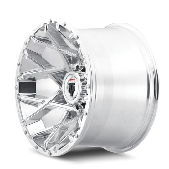 AT1901-2281P-44 - American Truxx Gridlock 20X12 8X165.1 /  ET -44mm Polished - American Truxx Wheels Canada