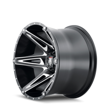 Charger l'image dans la galerie, AT1902-8981M-12 - American Truxx Kutz 18X9 8X165.1 /  ET -12mm Black and Milled - American Truxx Wheels Canada
