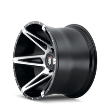 Charger l'image dans la galerie, AT1902-8978BM-12 - American Truxx Kutz 18X9 8X180 /  ET -12mm Black and Machined - American Truxx Wheels Canada