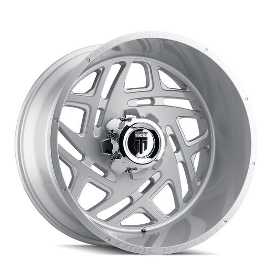 AT1904-22252BT-44 - American Truxx Cosmos 22X12 5X127 / 5X139.7 ET -44mm Brushed Milled - American Truxx Wheels Canada