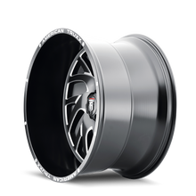 Charger l'image dans la galerie, AT1907-22281M-44 - American Truxx Xclusive 22X12 8X165.1 /  ET -44mm Satin Black Milled - American Truxx Wheels Canada