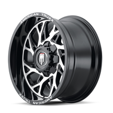Charger l'image dans la galerie, AT1913-22281BM-44 - American Truxx Destiny 22X12 8X165.1 /  ET -44mm Gloss Black Machined - American Truxx Wheels Canada