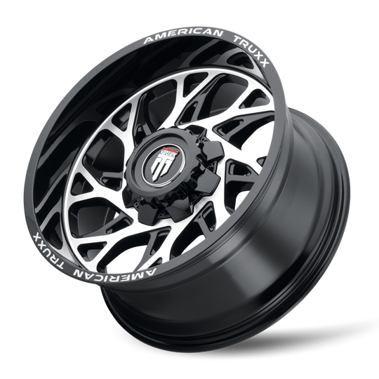 AT1913-2970M0 - American Truxx Destiny 20X9 8X170 /  ET 0mm Gloss Black Milled - American Truxx Wheels Canada