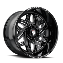 Load image into Gallery viewer, AT1914-2178BM - American Truxx Euphoria 20X10 8X180 /  ET -19mm Gloss Black Milled - American Truxx Wheels Canada