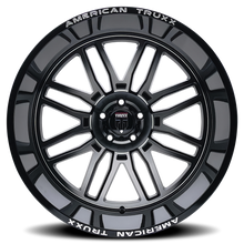 Load image into Gallery viewer, AT1915-24470M - American Truxx Restless 24X14 8X170 /  ET -76mm Gloss Black Milled - American Truxx Wheels Canada
