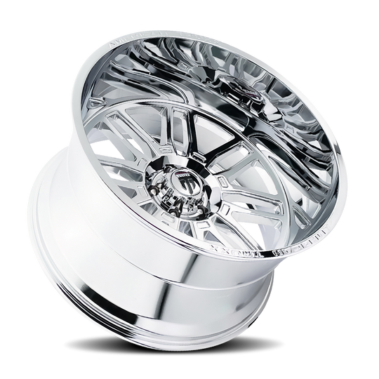 AT1915-22236C - American Truxx Restless 22X12 6X135 /  ET -44mm Chrome - American Truxx Wheels Canada