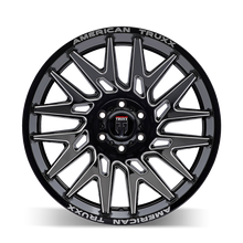 Charger l'image dans la galerie, AT1919-22236MB - American Truxx Evolution 22X12 6X135 -44mm Black And Milled - American Truxx Wheels Canada