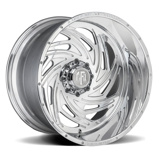 ATF1911-22281-44P - American Truxx Twisted 22X12 8X165.1 /  ET -44mm Polished - American Truxx Wheels Canada