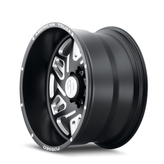 ATF1908-22270-44M - American Truxx Orion 22X12 8X170 /  ET -44mm Black and Milled - American Truxx Wheels Canada