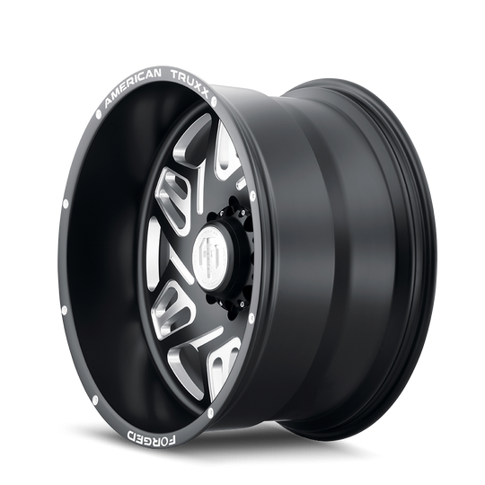 ATF1908-24483-76M - American Truxx Orion 24X14 6X139.7 /  ET -76mm Matte Black Milled - American Truxx Wheels Canada