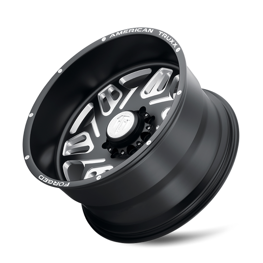 ATF1908-24478-76M - American Truxx Orion 24X14 8X180 /  ET -76mm Matte Black Milled - American Truxx Wheels Canada
