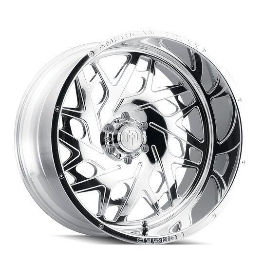 ATF1909-24478-76P - American Truxx Aries 24X14 8X180 /  ET -76mm Polished - American Truxx Wheels Canada