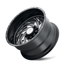 Charger l'image dans la galerie, ATF1911-22281-44M - American Truxx Twisted 22X12 8X165.1 /  ET -44mm Matte Black Milled - American Truxx Wheels Canada