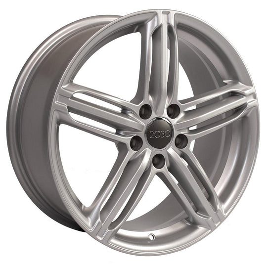 AU12-18080-5112-35S - OE Wheels Replica AU12 18X8 5X112 ET35mm Silver - OE Wheels Wheels Canada