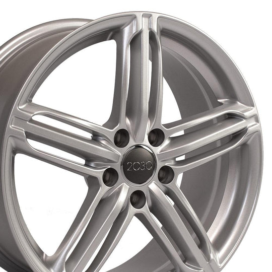 AU12-18080-5112-35S - OE Wheels Replica AU12 18X8 5X112 ET35mm Silver - OE Wheels Wheels Canada