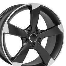 Charger l'image dans la galerie, AU29-19085-5112-35MB1 - OE Wheels Replica AU29 19X8.5 5X112 ET35mm Satin Black Machined - OE Wheels Wheels Canada