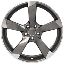 Load image into Gallery viewer, AU29-19085-5112-35MG - OE Wheels Replica AU29 19X8.5 5X112 ET35mm Gunmetal Machined - OE Wheels Wheels Canada
