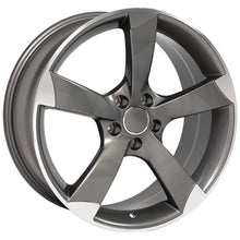 Load image into Gallery viewer, AU29-19085-5112-35MG - OE Wheels Replica AU29 19X8.5 5X112 ET35mm Gunmetal Machined - OE Wheels Wheels Canada