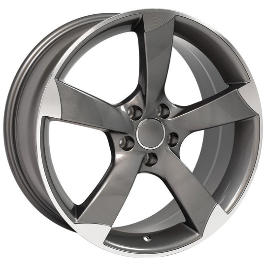AU29-19085-5112-35MG - OE Wheels Replica AU29 19X8.5 5X112 ET35mm Gunmetal Machined - OE Wheels Wheels Canada