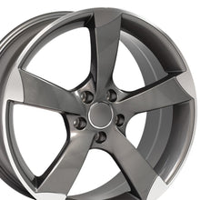 Load image into Gallery viewer, AU29-19085-5112-35MG - OE Wheels Replica AU29 19X8.5 5X112 ET35mm Gunmetal Machined - OE Wheels Wheels Canada