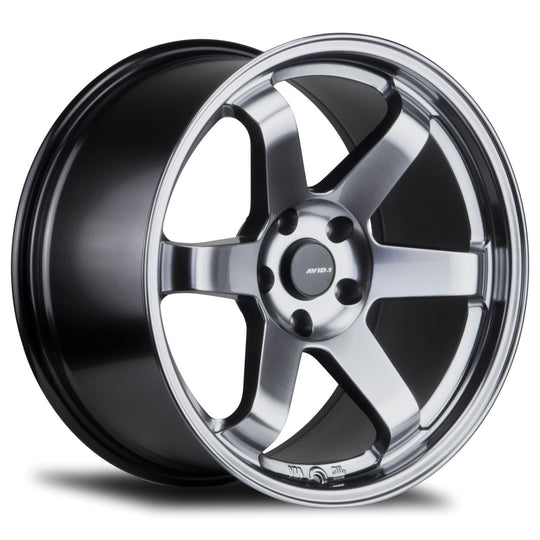 AV0618805H42HB - Avid.1 AV-06 18X8 5X114.3 42mm Hyper Black - Avid.1 Wheels Canada