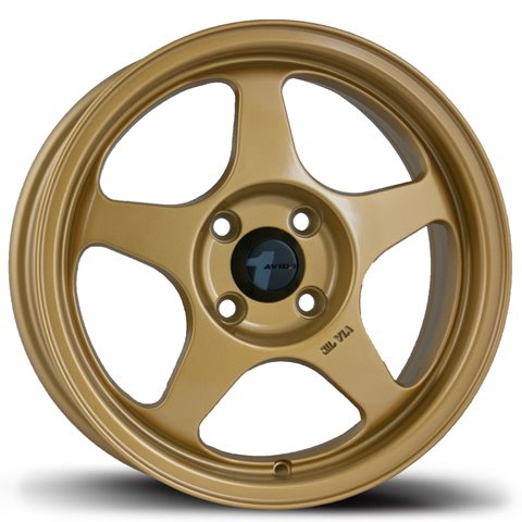 AV0815654C35GD - Avid.1 AV-08 15X6.5 4X100 35mm Gold - Avid.1 Wheels Canada