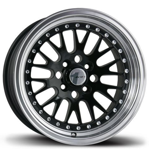 AV121680MA25BP - Avid.1 AV-12 16X8 4X100 / 4X114.3 25mm Gloss Black - Avid.1 Wheels Canada