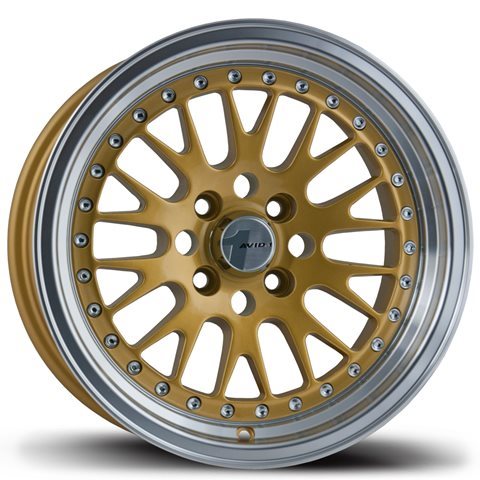 AV1215804C25GD - Avid.1 AV-12 15X8 4X100 25mm Gold - Avid.1 Wheels Canada