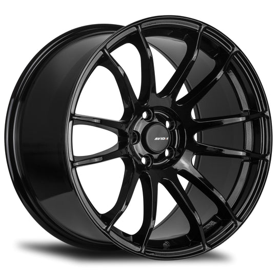 AV2018855H33GBK - Avid.1 AV-20 18X8.5 5X114.3 33mm Gloss Black - Avid.1 Wheels Canada