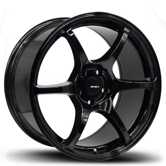 AV2618955H38GBK - Avid.1 AV-26 18X9.5 5X114.3 38mm Gloss Black - Avid.1 Wheels Canada