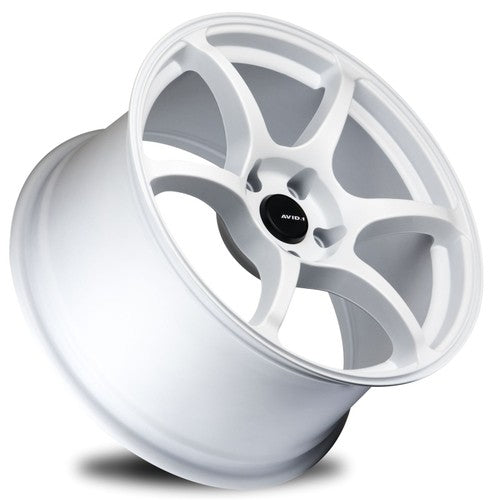 AV2618955H38WH - Avid.1 AV-26 18X9.5 5X114.3 38mm White - Avid.1 Wheels Canada