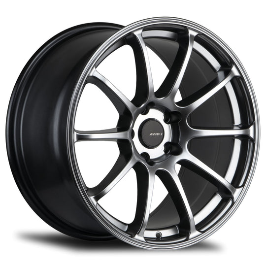 AV2718955H38HB - Avid.1 AV-27 18X9.5 5X114.3 38mm Hyper Black - Avid.1 Wheels Canada