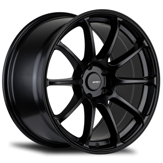 AV2718955C38BK - Avid.1 AV-27 18X9.5 5X100 38mm Matte Black - Avid.1 Wheels Canada